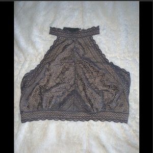 Saki Silver bralette worn one time